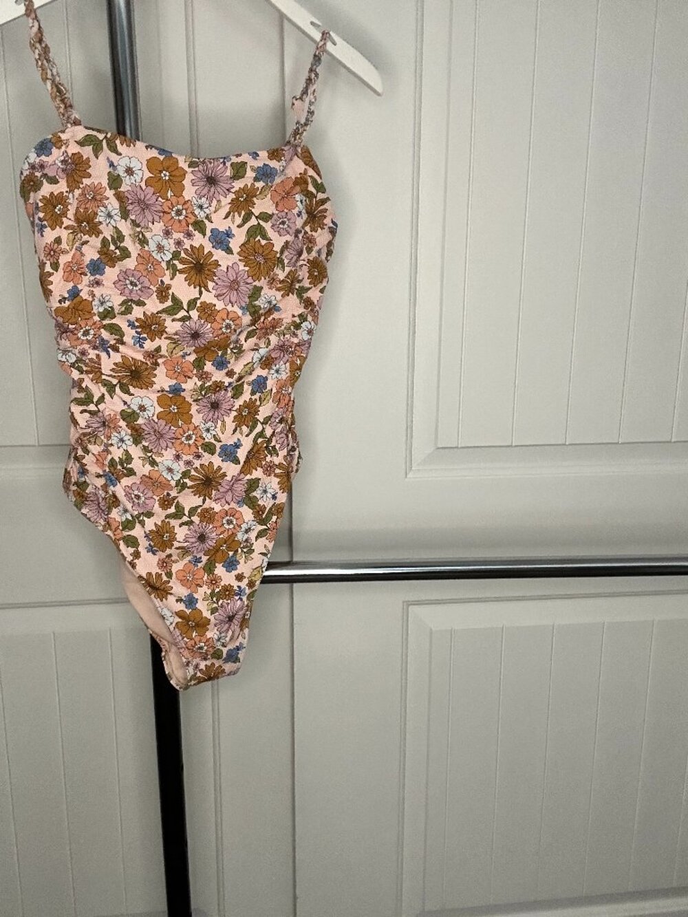 Cupshe Retro Floral One-Piece Swimsuit | size medium